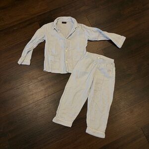 Toddler Boy’s Acanthe Light Blue Pajama Set 4 Years